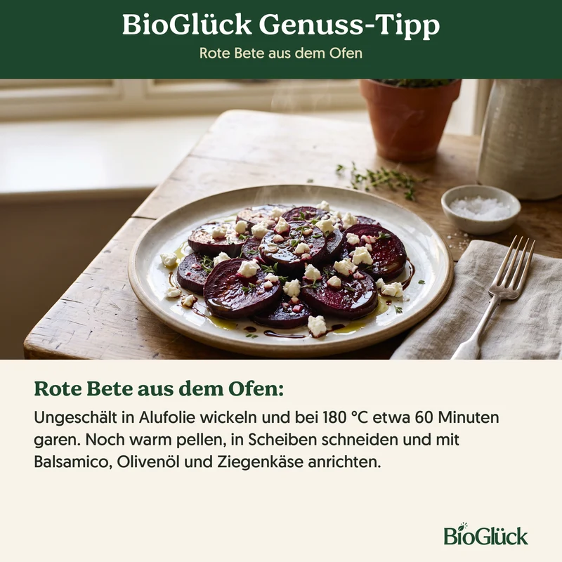 Bio-Rote Rübe 'Rote Kugel' – Samenfestes Bio-Saatgut