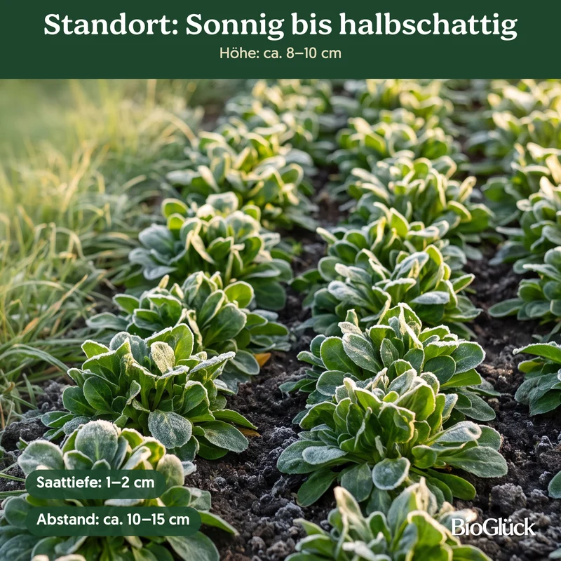 Bio-Feldsalat 'Vit' – Samenfestes Bio-Saatgut