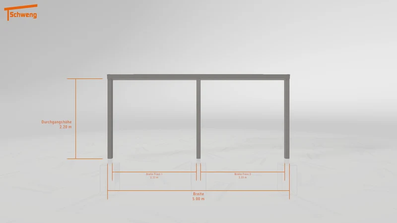 #DE Schweng Pultdachcarport S350 (ID 2qy2nr)