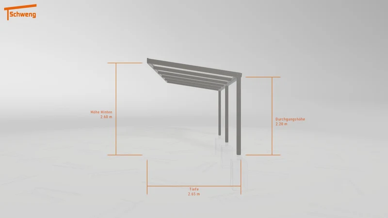 #DE Schweng Pultdachcarport S350 (ID 2qy2nr)