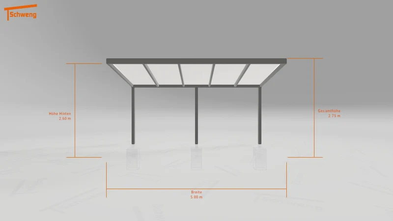 #DE Schweng Pultdachcarport S350 (ID dv47by)