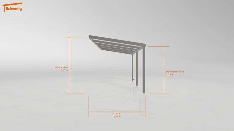 #DE Schweng Pultdachcarport S350 (ID dv47by)