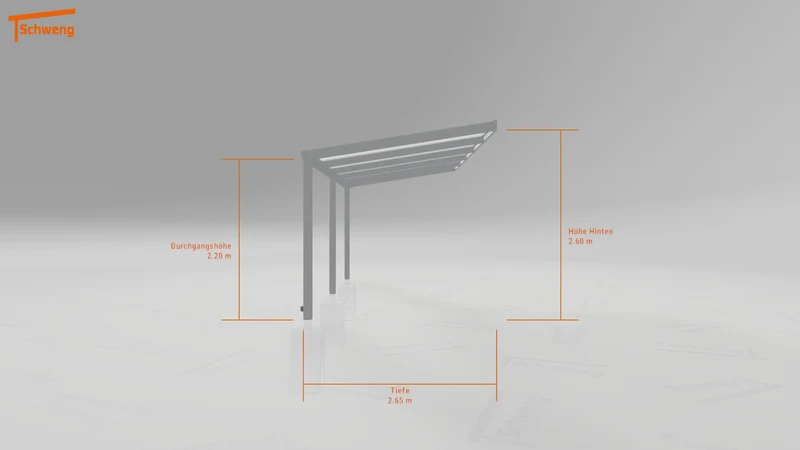 #DE Schweng Pultdachcarport S350 (ID 335r4x) #MTG