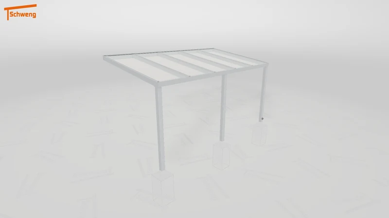 #DE Schweng Pultdachcarport S350 (ID qdxpg4)