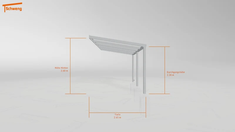 #DE Schweng Pultdachcarport S350 (ID qdxpg4)