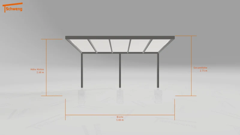 #DE Schweng Pultdachcarport S350 (ID rj82pm)