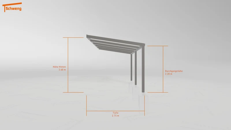 #DE Schweng Pultdachcarport S350 (ID rj82pm)