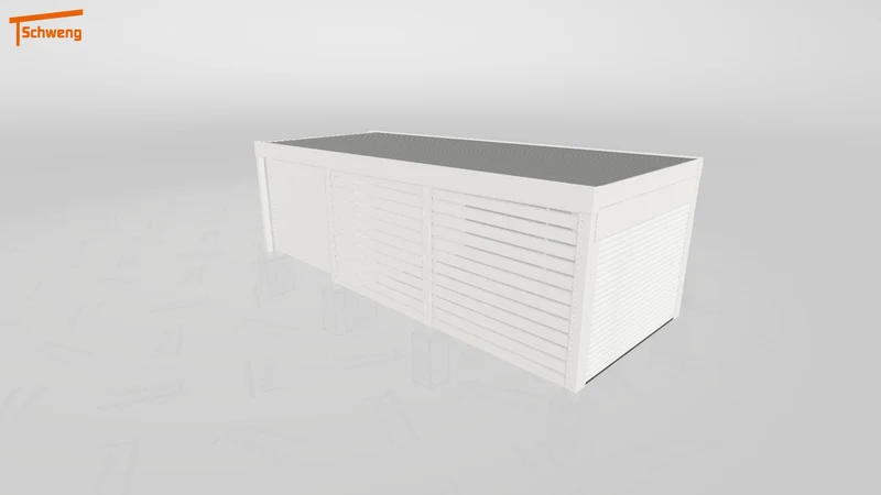 #DE Schweng Flachdachcarport C600 (ID pb7gx3) #MTG