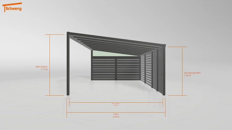 #DE Schweng Pultdachcarport S400 (ID mj9yd5) #MTG