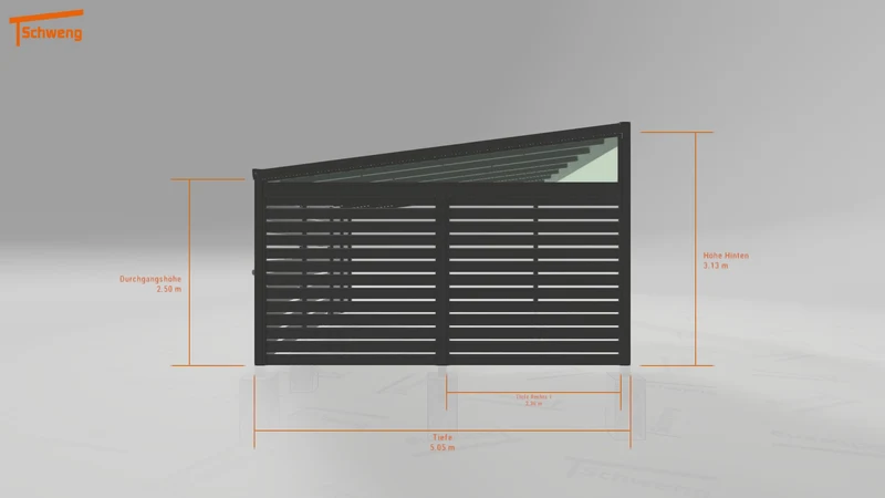 #DE Schweng Pultdachcarport S400 (ID mj9yd5) #MTG