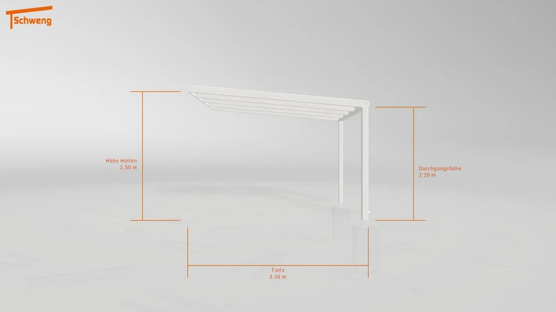 #DE Schweng Terrassenüberdachung S350 (ID g727qn)