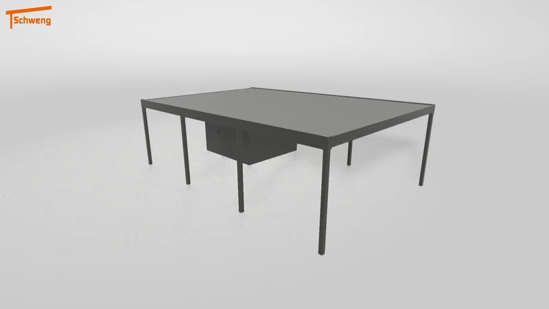 #DE Schweng Flachdachcarport C600 (ID k2427k) #MTG