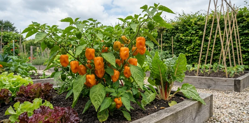 Orange Habanero-Pfeffer