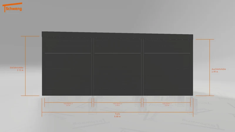 #DE Schweng Flachdachcarport C600 (ID ygnby8) #MTG