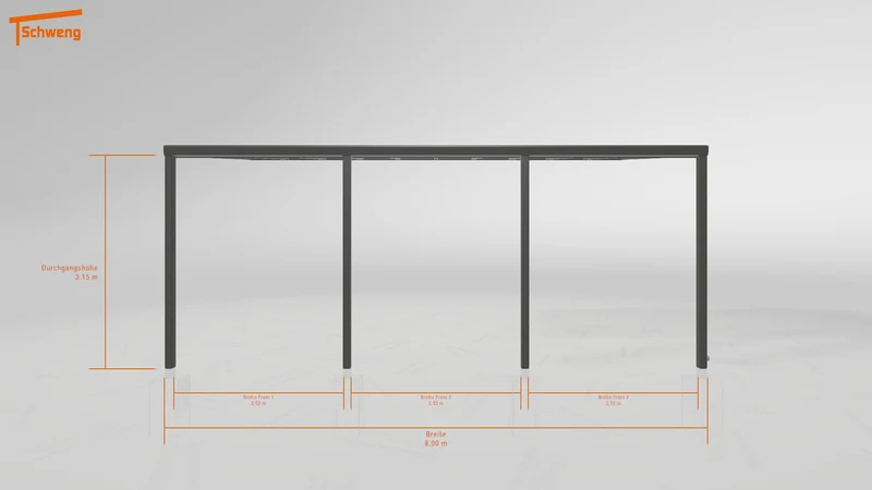 #DE Schweng Pultdachcarport S400 (ID n5xrvb) #MTG