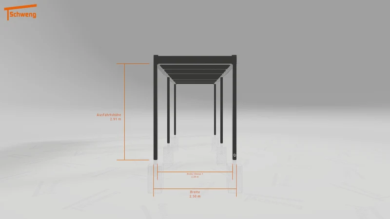 #DE Schweng Flachdachcarport C600 (ID 85bnz7) #MTG