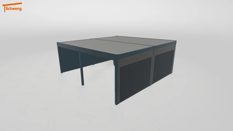 #DE Schweng Flachdachcarport C600+ (ID w3nzmv) #MTG