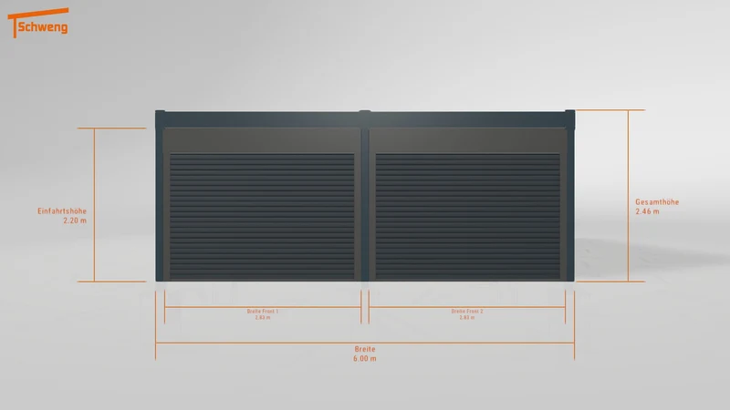 #DE Schweng Flachdachcarport C600+ (ID w3nzmv) #MTG
