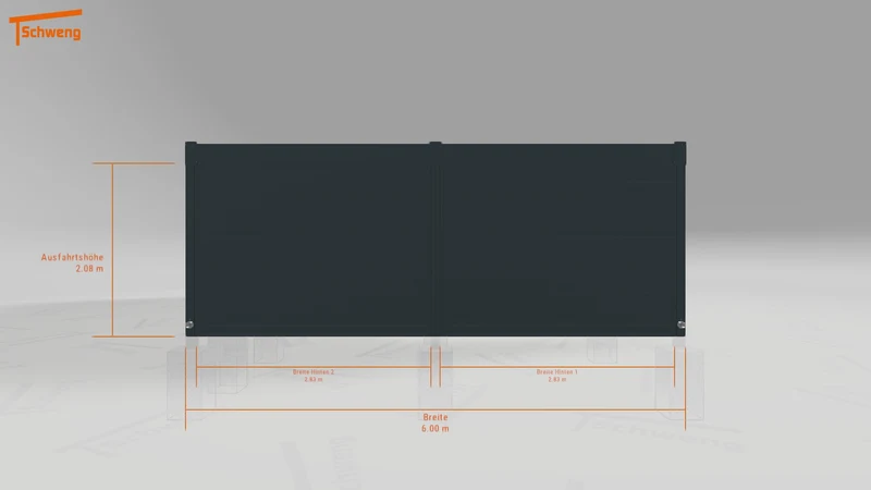 #DE Schweng Flachdachcarport C600+ (ID w3nzmv) #MTG