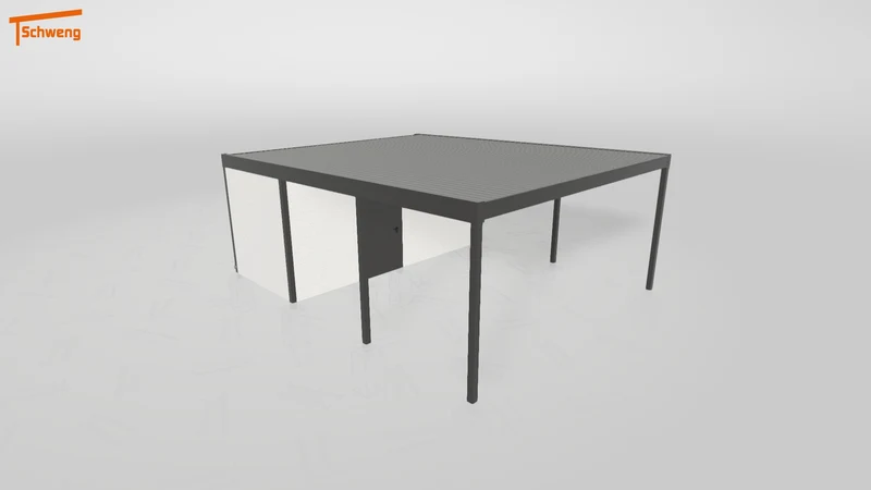 #DE Schweng Flachdachcarport C600+ (ID 42729v) #MTG