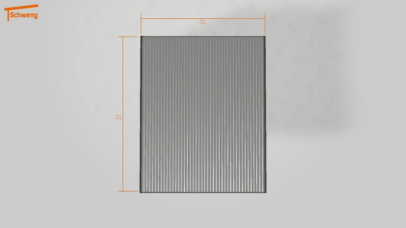 #DE Schweng Flachdachcarport C600+ (ID 42729v) #MTG