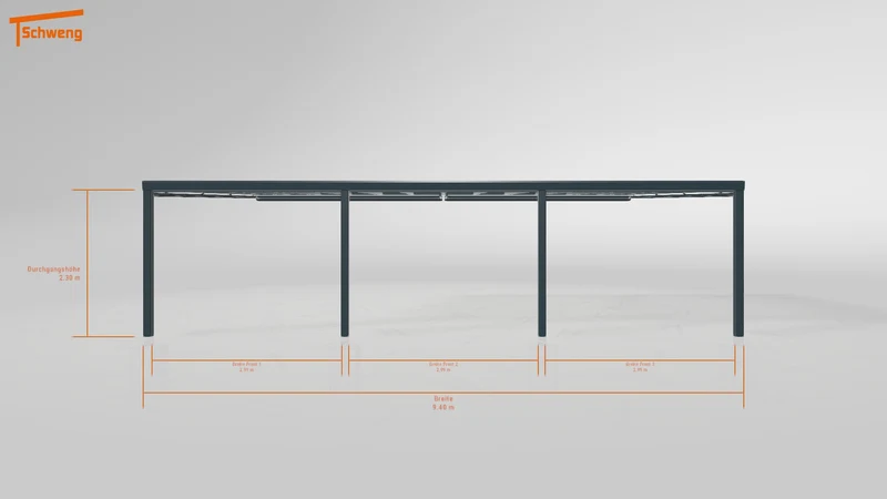 #DE Schweng Terrassenüberdachung S400 (ID 33533n)