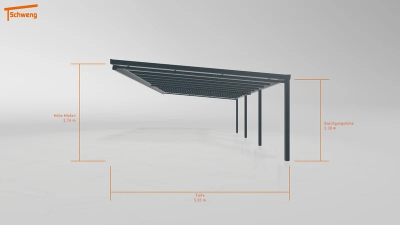#DE Schweng Terrassenüberdachung S400 (ID 33533n)