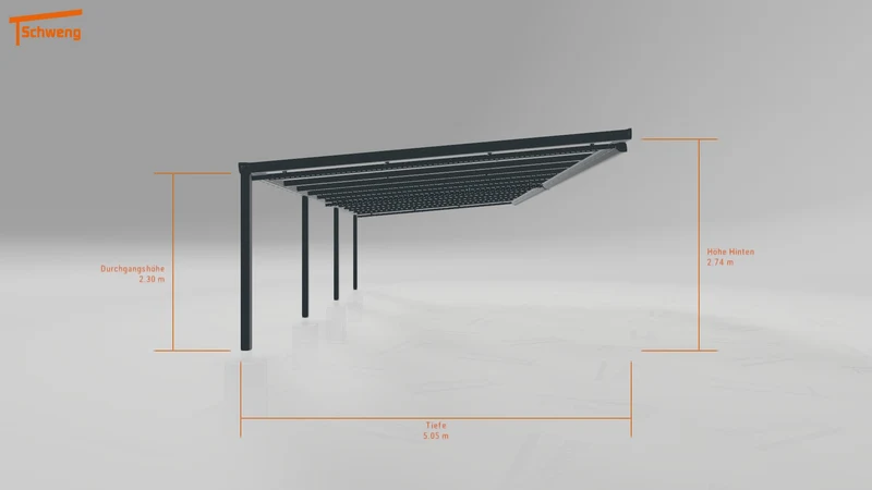 #DE Schweng Terrassenüberdachung S400 (ID 33533n)