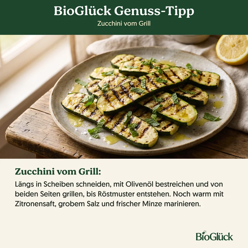 Bio-Zucchini 'Black Beauty' – Samenfestes Bio-Saatgut