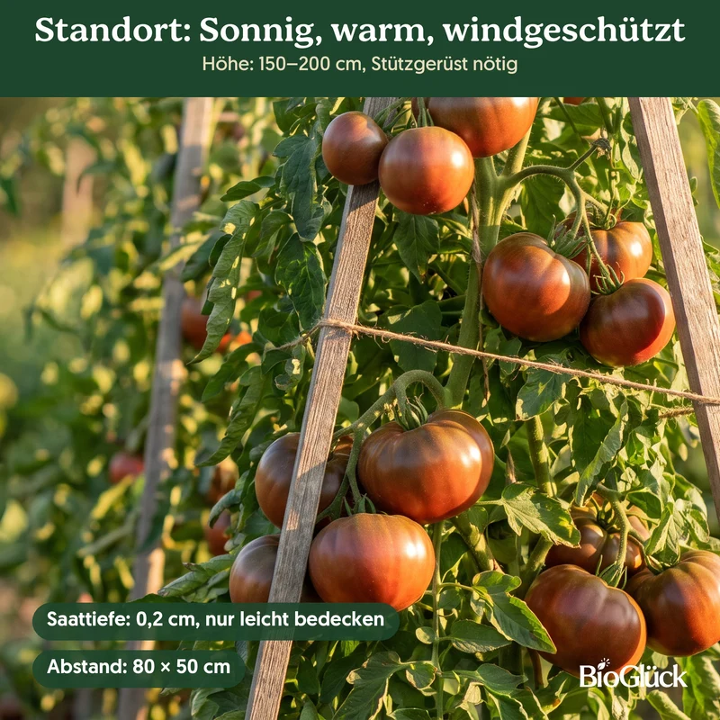 Bio-Tomate 'Schwarze Krim' – Samenfestes Bio-Saatgut