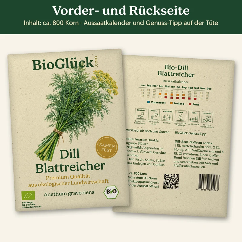 Bio-Dill 'Blattreicher' – Samenfestes Bio-Saatgut