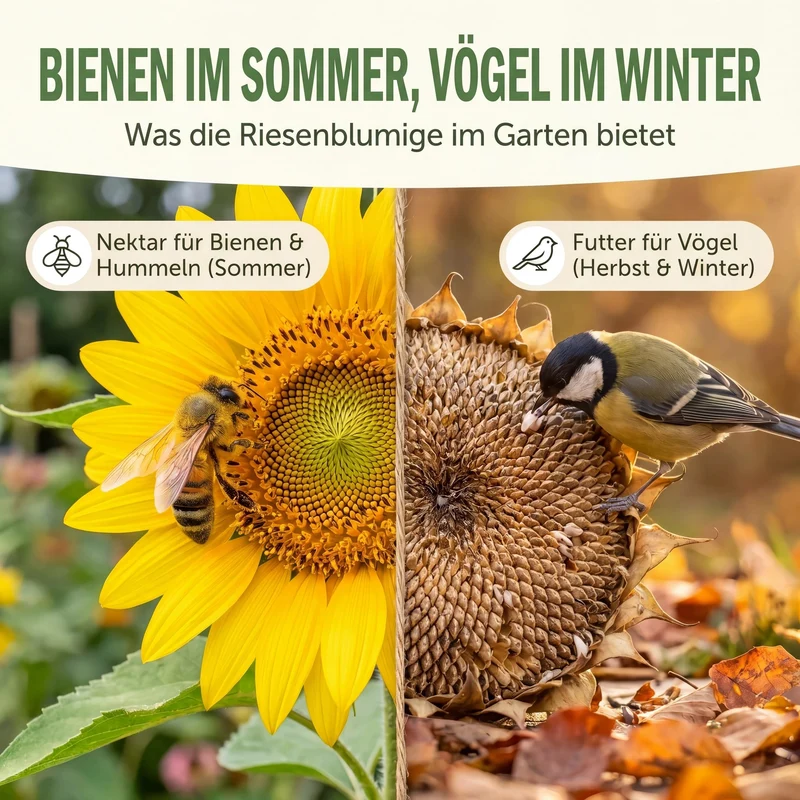 Bio-Sonnenblume 'Riesenblumig' – Samenfestes Bio-Saatgut