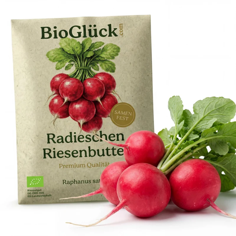 Bio-Radieschen 'Riesenbutter' – Samenfestes Bio-Saatgut