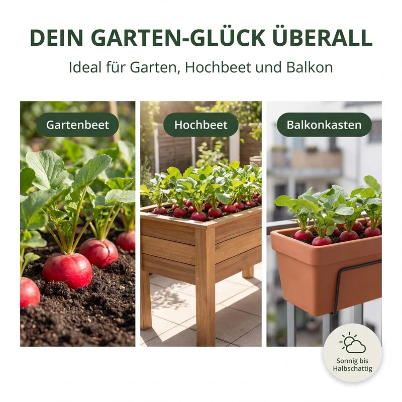 Bio-Radieschen 'Riesenbutter' – Samenfestes Bio-Saatgut