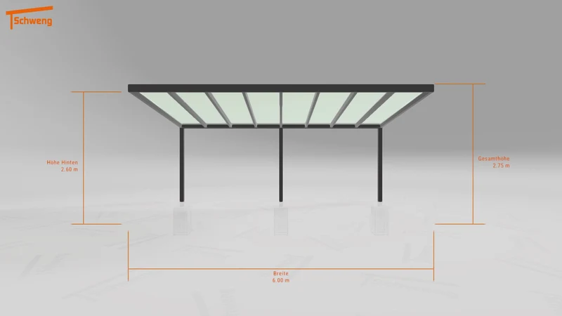 #DE Schweng Terrassenüberdachung S400 (ID 85283q)