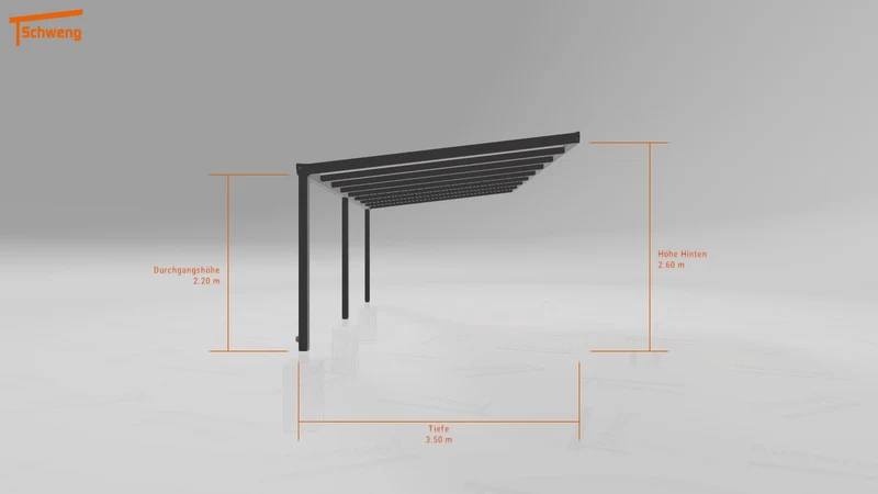 #DE Schweng Terrassenüberdachung S400 (ID 85283q)