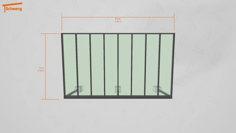 #DE Schweng Terrassenüberdachung S400 (ID 85283q)