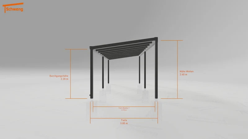 #DE Schweng Terrassenüberdachung S400 (ID qdxdr4)
