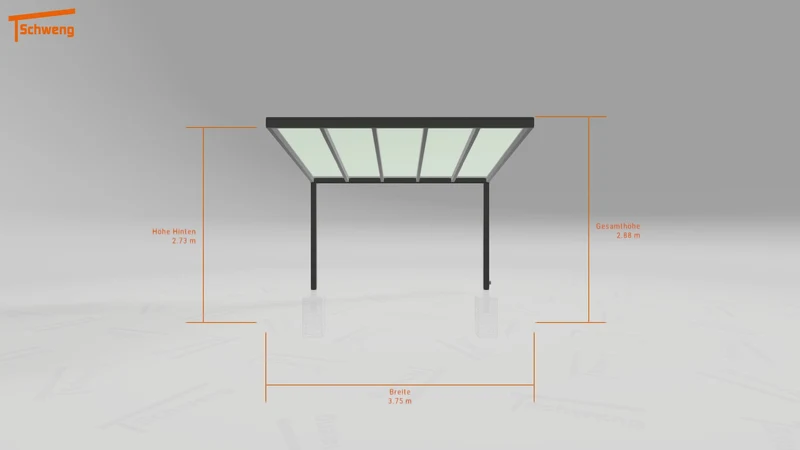 #DE Schweng Terrassenüberdachung S400 (ID w3b3wj)