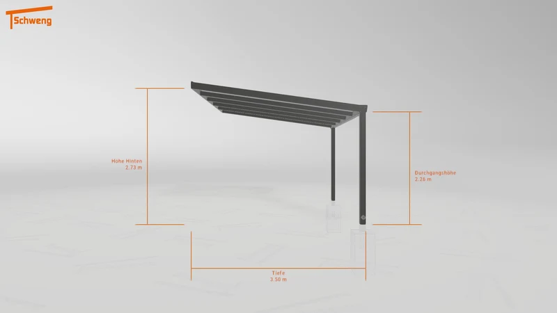 #DE Schweng Terrassenüberdachung S400 (ID w3b3wj)