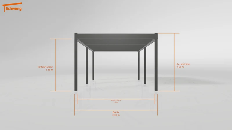 #AT Schweng Flachdachcarport C600 (ID ygvq7v) #MTG