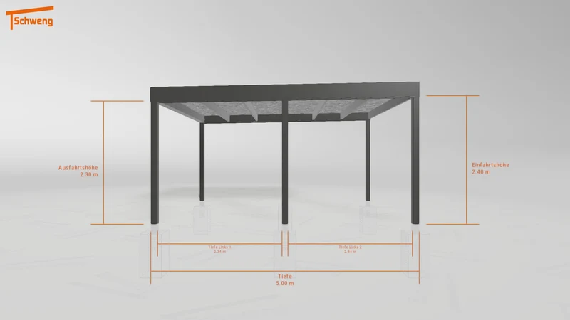 #AT Schweng Flachdachcarport C600 (ID ygvq7v) #MTG