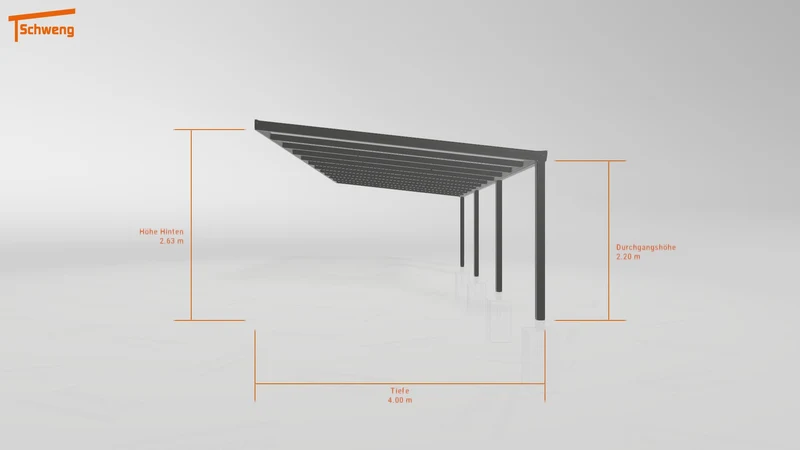 #DE Schweng Pultdachcarport S400 (ID n5y5j5) #MTG