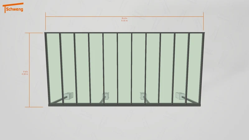 #DE Schweng Pultdachcarport S400 (ID n5y5j5) #MTG