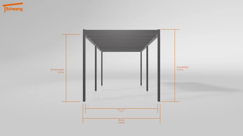 #DE Schweng Flachdachcarport C600 (ID zb2bzz) #MTG