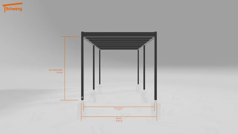 #DE Schweng Flachdachcarport C600 (ID zb2bzz) #MTG