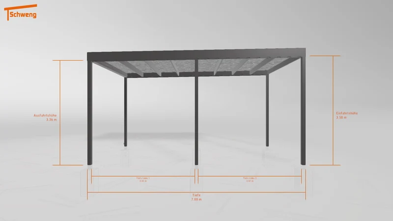 #DE Schweng Flachdachcarport C600 (ID zb2bzz) #MTG