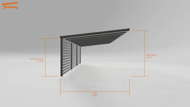 #DE Schweng Pultdachcarport S400 (ID x7p7j8) #MTG