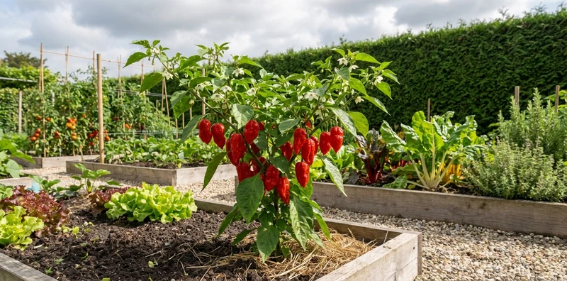 Pfeffer Bhut Jolokia Rot