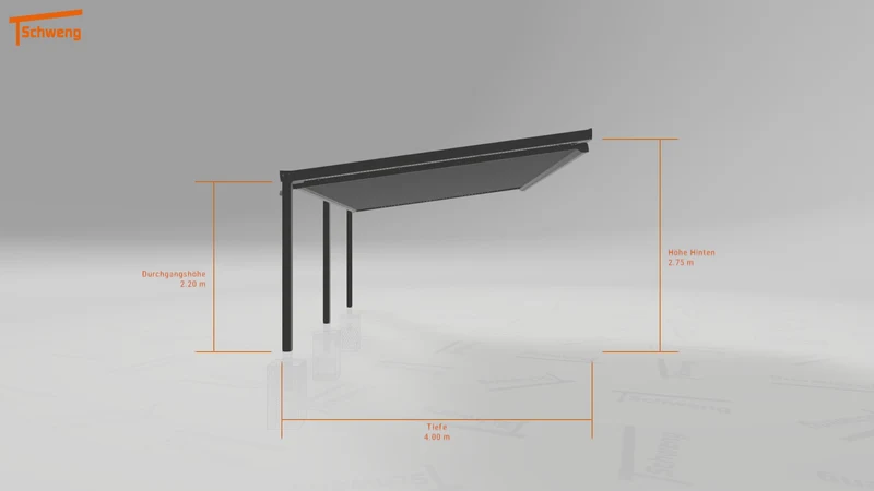 #DE Schweng Terrassenüberdachung S400 (ID 9wpkjg)